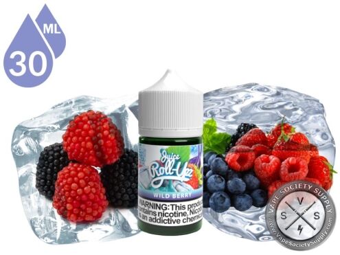 Wild Berry Ice By Juice Roll Upz Salt