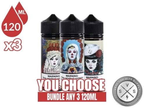 Adam Bomb Bundle 3x120ml (360ml): 3 bottles with a You Choose banner