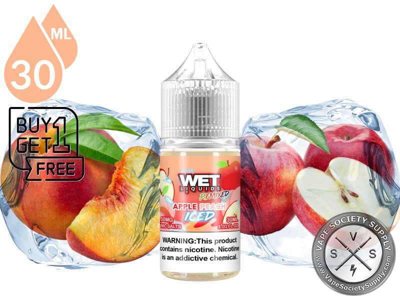 Apple Peach ICED WET REMIXED SALTS