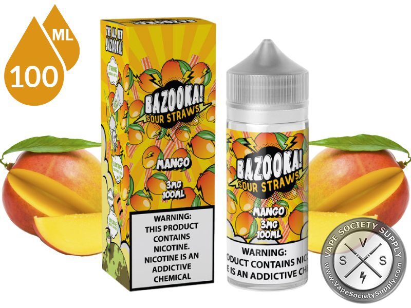 Mango BAZOOKA SOUR STRAWS TFN