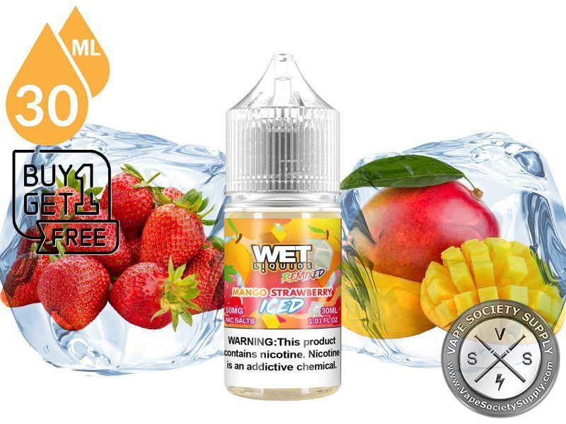 Mango Strawberry ICED WET REMIXED SALTS 30ml