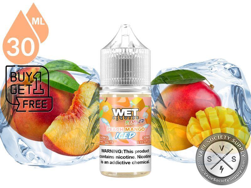Peach Mango ICED WET REMIXED SALTS