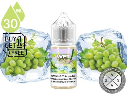 White Grape ICED WET REMIXED SALTS 30ml