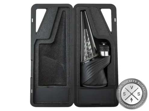 Puffco Peak Pro 3DXL in Onyx in its open carrying case