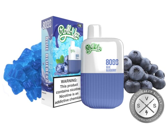 ROLL UPZ DISPOSABLE 8000 PUFF Blue Blueberry