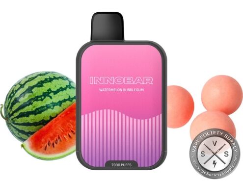 INNOKIN INNOBAR DISPOSABLE 7000 PUFFS Watermelon Bubblegum