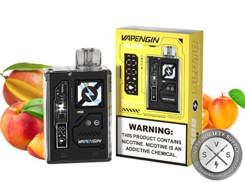 VAPENGIN PLUTO DISPOSABLE 7500 PUFFS Mango Peach Apricot