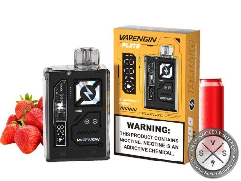 VAPENGIN PLUTO DISPOSABLE 7500 PUFFS Strawberry Energy