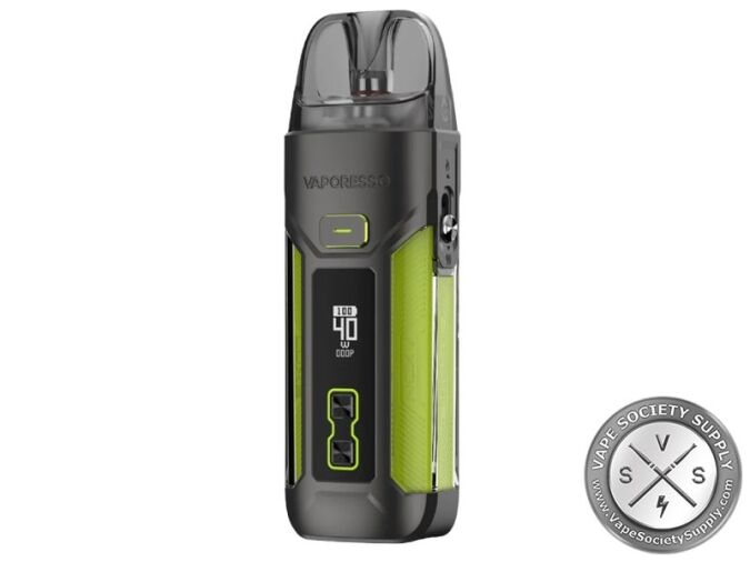 Vaporesso LUXE X PRO pod mod in Gunmetal Lime