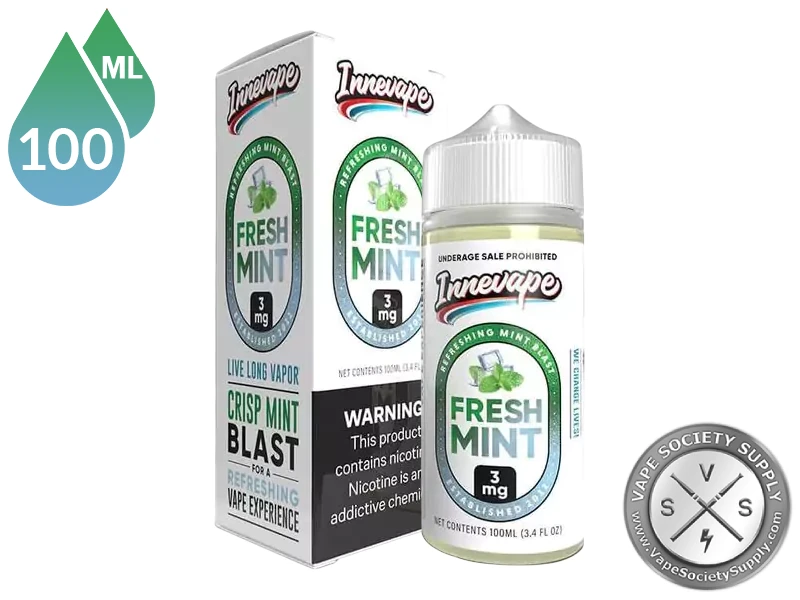 Fresh Mint Innevape 100ml bottle and box