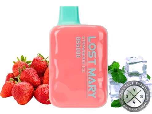 LOST MARY OS5000 DISPOSABLE 5000 PUFF Strawberry ICe
