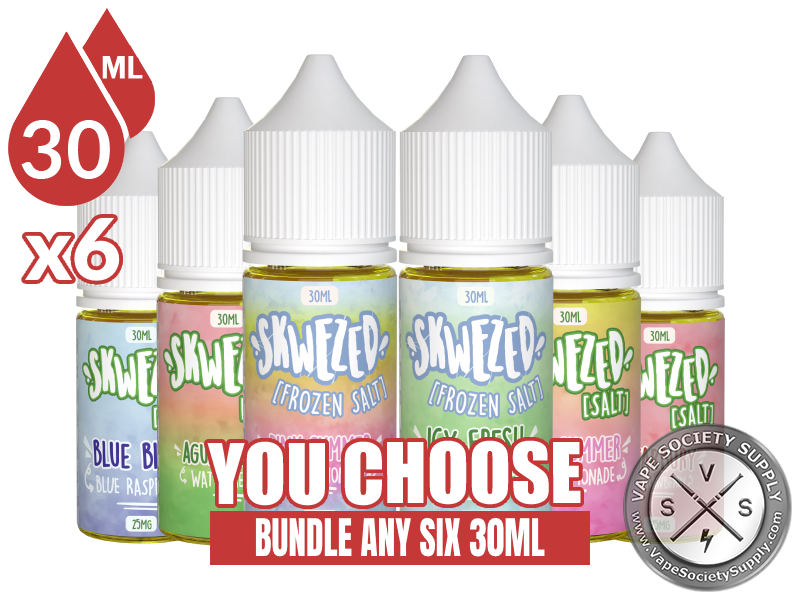 Skwezed Salt Bundle 6 30ml (180ml)