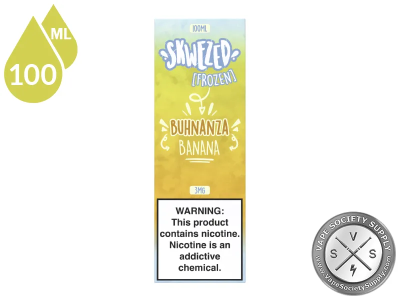 Banana Iced by Skwezed 100ml box