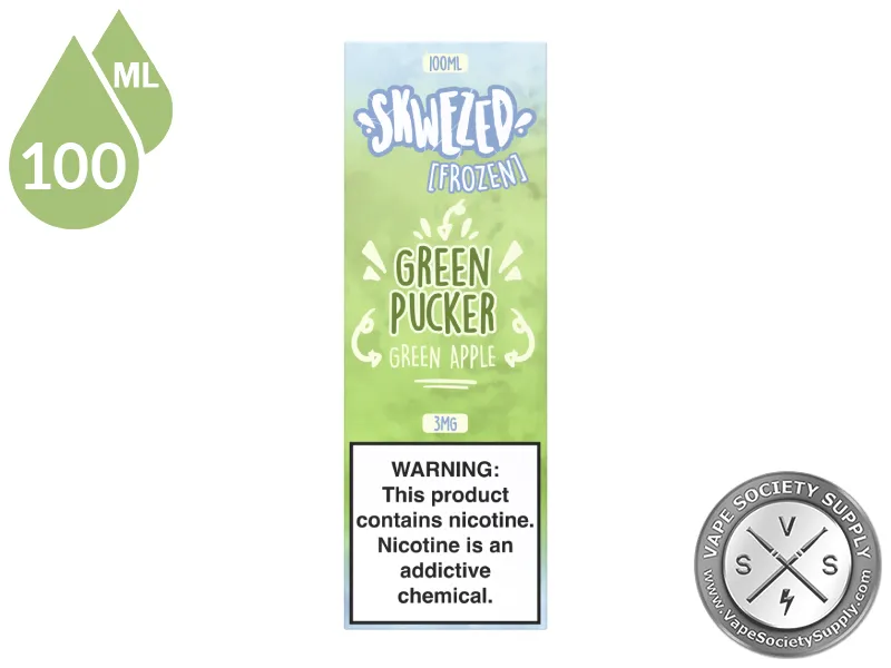 Green Apple Iced by Skwezed 100ml box