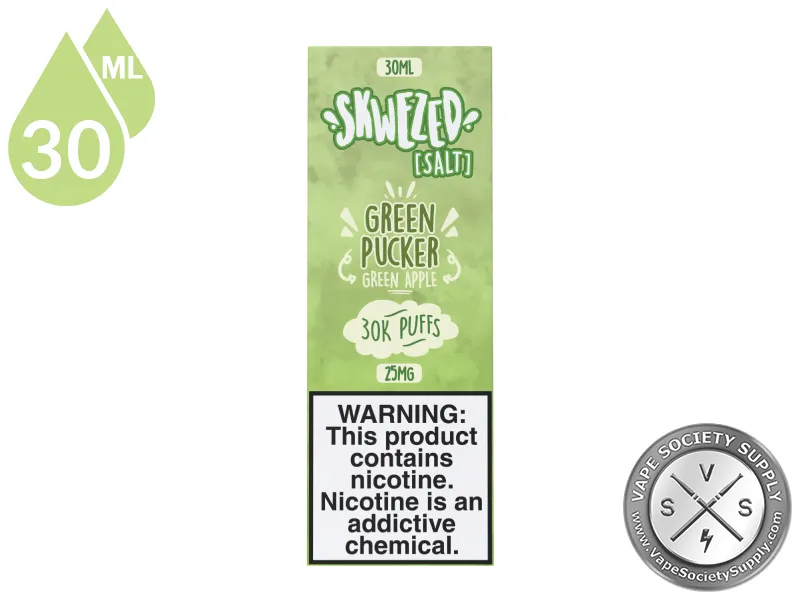 Green Apple by Skwezed Salt 30ml box