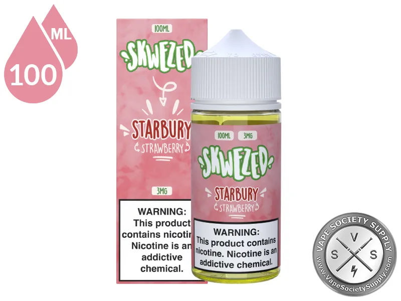 Strawberry by Skwezed 100ml bottle and box