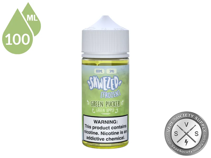 Green Apple Iced by Skwezed 100ml bottle