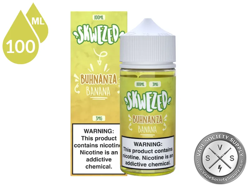 Banana by Skwezed 100ml bottle and box