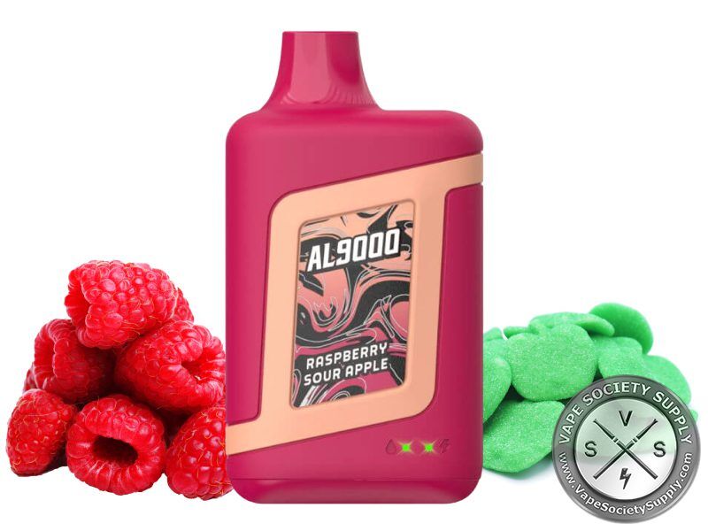 Novo Bar AL9000 Disposable 9000 Puff Raspberry Sour apple