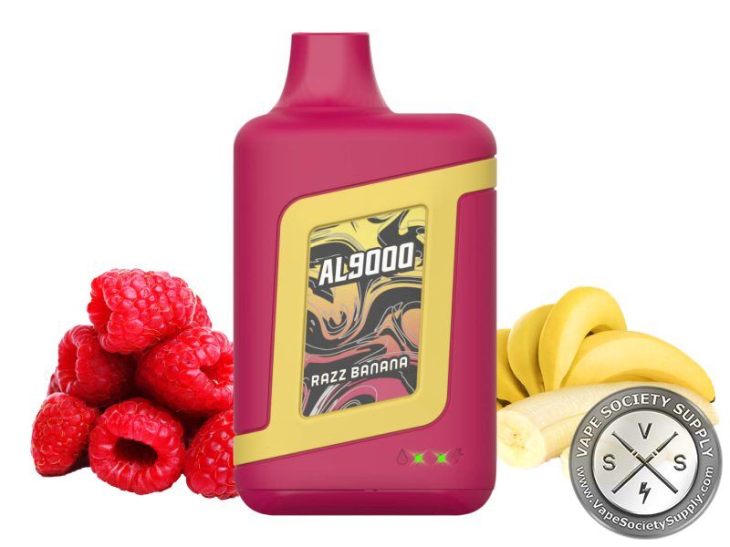 Novo Bar AL9000 Disposable 9000 Puff Razz Banana