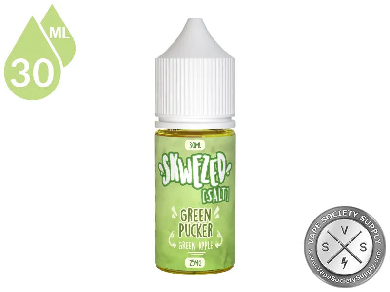 Green Apple by Skwezed Salt 30ml bottle