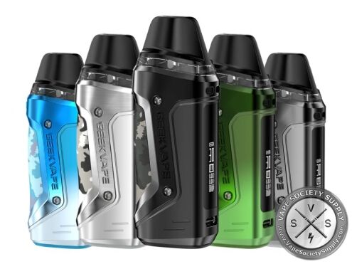 Geekvape AN2 kits in Ocean Blue, Polar Silver, Midnight Dark, Jungle Green and Moon Gray