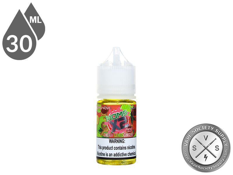 Cherry Lime Ginger by Noms X2 Salt 30ml bottle, front label
