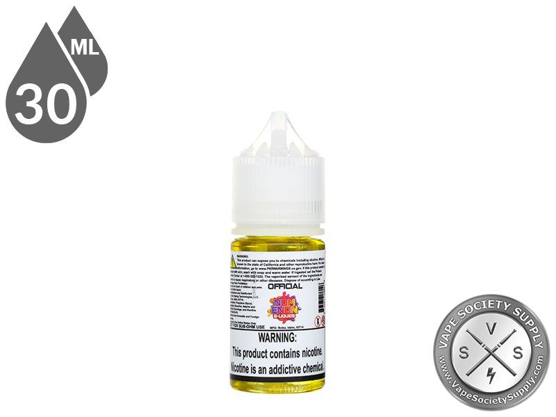 Cherry Lime Ginger by Noms X2 Salt 30ml bottle, back label with warnings