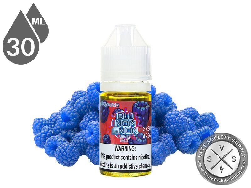 Blunomenon by Nomenon Salt 30ml bottle with blue raspberries