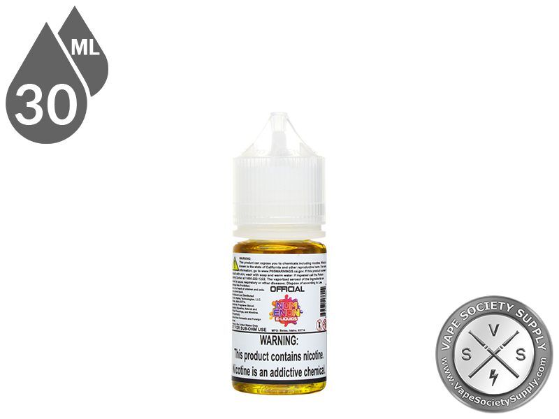 Watanomenon by Nomenon Salt 30ml bottle, back label with warnings