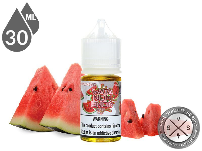 Watanomenon by Nomenon Salt 30ml bottle with watermelon slices