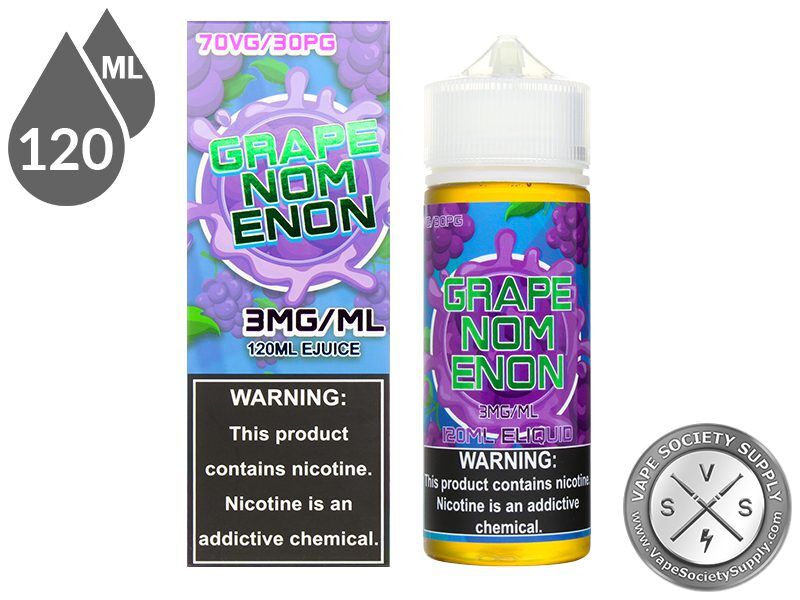Grapenomenon by Nomenon 120ml bottle and box