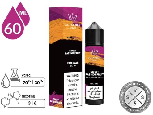 Sweet Passionfruit Al Fakher E-liquid info