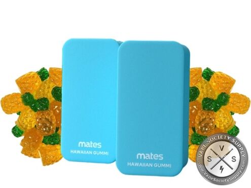 7 Daze Mates 15K Hawaiian Gummi pods with yellow and green gummies