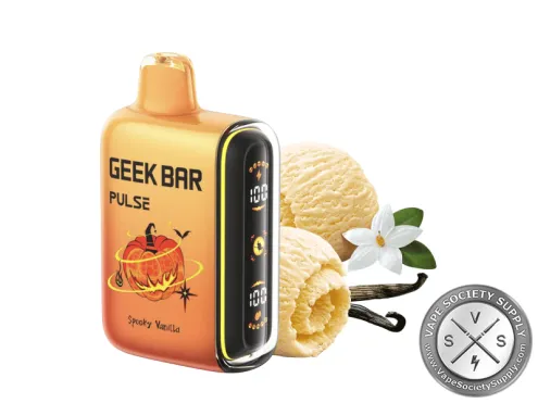 Geek Bar Pulse 15000 Disposable _ 15k Puffs Spooky Vanilla