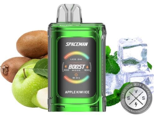 Spaceman Prism 20k Disposable Vape Apple Kiwi Ice
