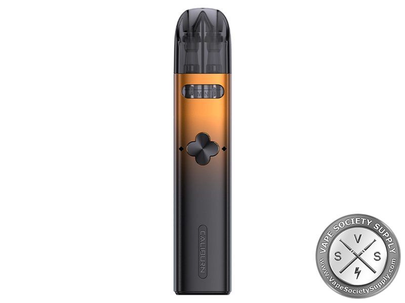 Uwell Caliburn Explorer pod kit in Orange and Black