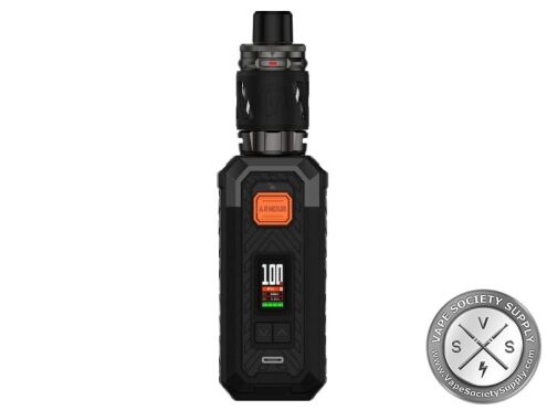 Vaporesso Armour S kit in Black with the iTank 2