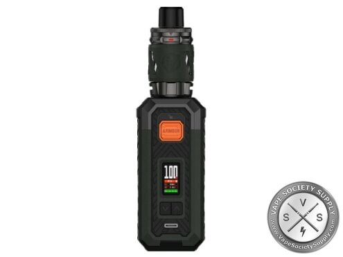 Vaporesso Armour S kit in Green with the iTank 2