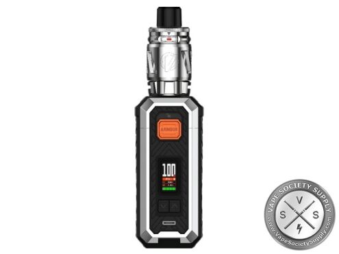 Vaporesso Armour S kit in Silver with the iTank 2