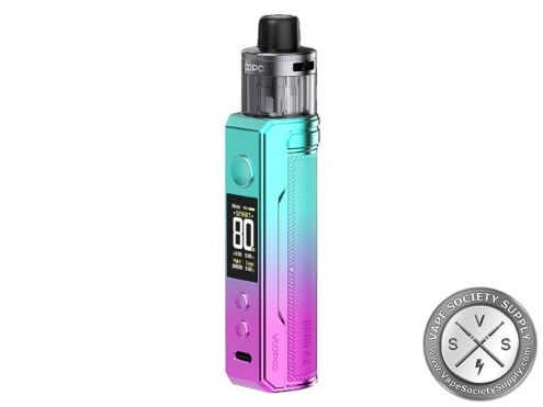 Voopoo DRAG X2 pod mod kit in sky blue with a PnP X pod