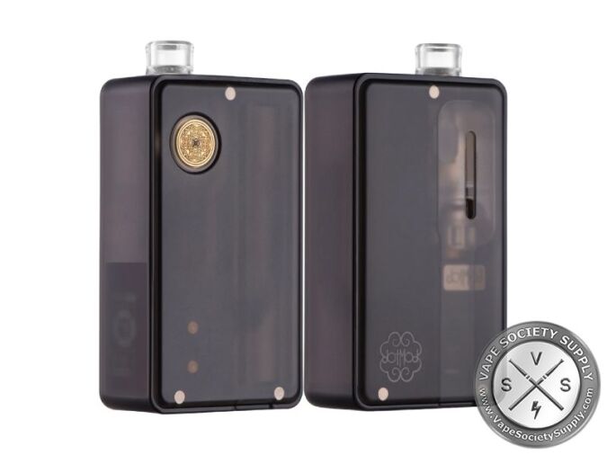dotAIO V2 Lite in Smoke, front and back: translucent smoke grey body