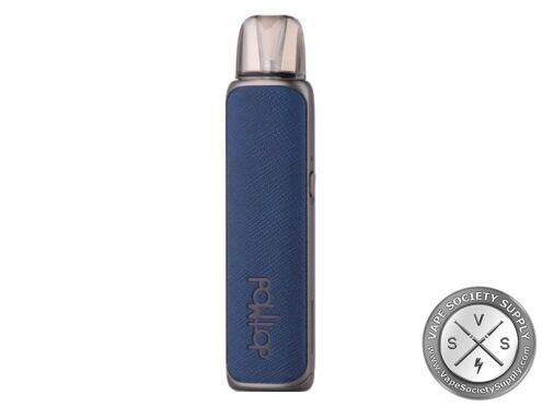dotmod dotPod S in Royal Blue: royal blue textured leather with a clear pod