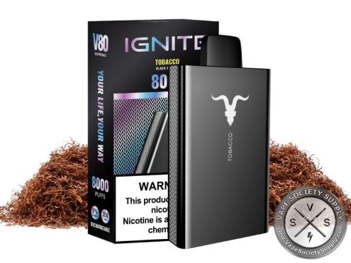 IGNITE V80 Disposable 8000 Puffs Tobacco