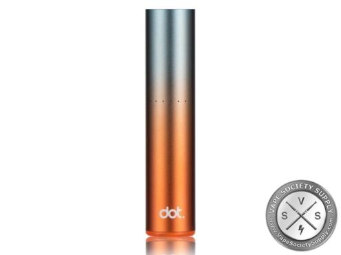 dotmod Switch by dot battery in Desert Sunset, a gray to orange gradient with the dot logo