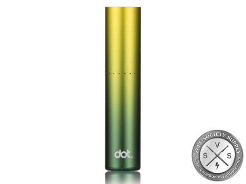 dotmod Switch by dot battery in Forest Green, a yellow to green gradient with the dot logo