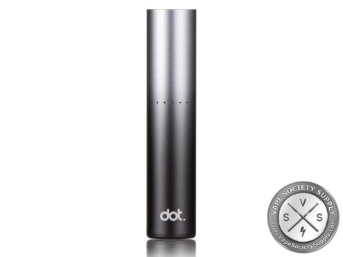dotmod Switch by dot battery in Silver Obsidian, a silver to black gradient with the dot logo