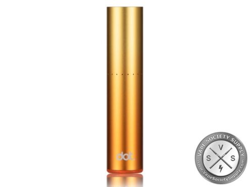 dotmod Switch by dot battery in Sunburst Orange, a yellow to orange gradient with the dot logo