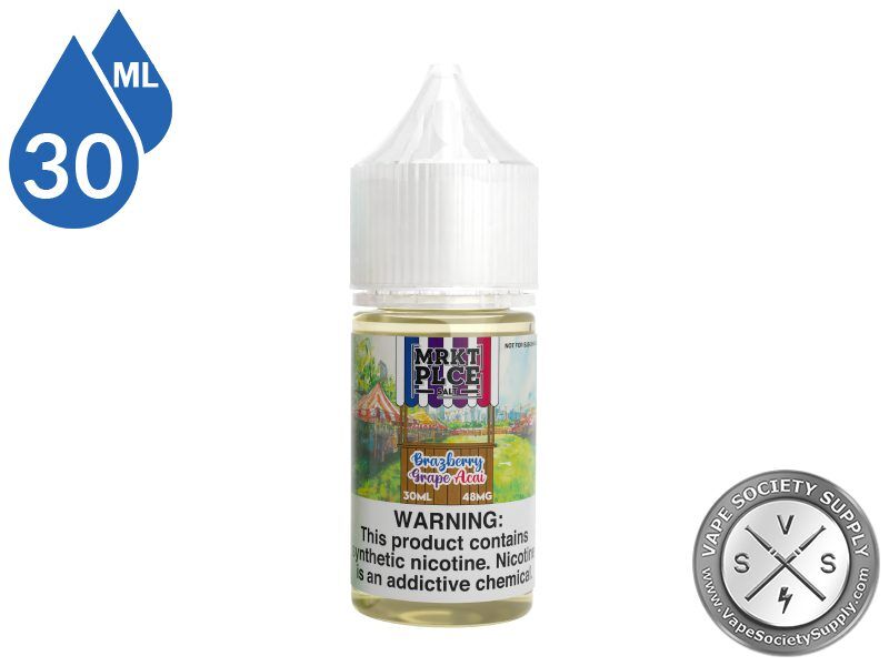 Brazberry Grape Acai by MRKT PLCE Salt 30ml bottle