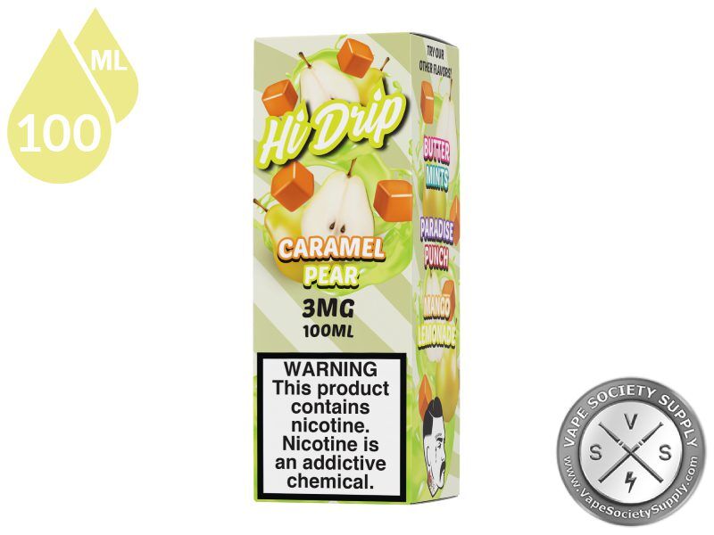 Caramel Pear by Hi Drip 100ml box